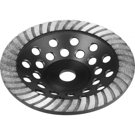 Чашка ЗУБР алмазная сегментированная , высота 22,2мм, 180мм 33371-180 купить в Урае