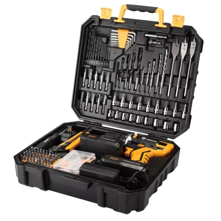 Дрель аккумуляторная DEKO DKCD20FU-Li, 063-4143 + набор 193 аксессуара купить в Урае