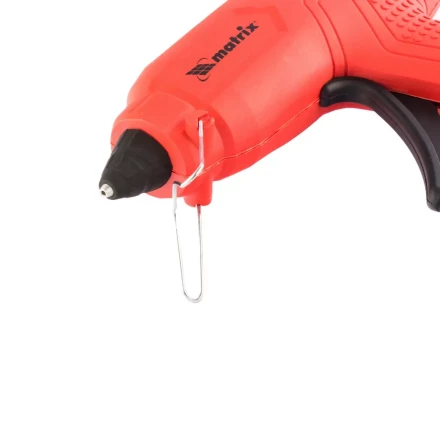 Клеевой пистолет, 11 мм, 40 (100) Вт, 18 г/мин, выключатель и индикатор напряжения Matrix 93007 купить в Урае