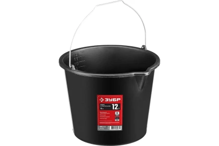 Ведро ЗУБР &quot;МАСТЕР&quot; строительное пластмассовое, 12л 06093-12_z03 купить в Урае