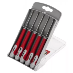 Набор ЗУБР Отвертки "МАСТЕР" для точных работ, SL 2,0мм, 2,5мм, 3,0мм, PH № 0, 00, 5шт 25648-H5
