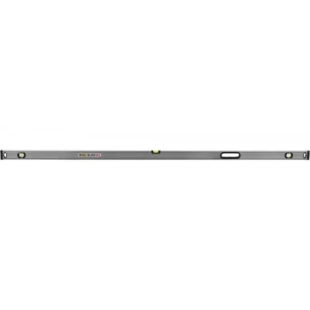 Уровень STAYER &quot;PROFESSIONAL&quot; &quot;BlackMax&quot; коробчатый усиленный с ручками, утолщенный особопроч профиль, 0,5мм/м, 3 ампулы, 200см 3475-200 купить в Урае