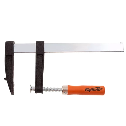 Струбцина F-образная Sparta, 200 х 80 х 260 мм, 204275 купить в Урае