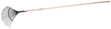Грабли ЗУБР веерные с черенком, 22 круглых зубца 4-39591 купить в Урае