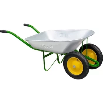 Тачка садовая два колеса грузоподъемность 170 кг объем 78 л PALISAD 689223 купить в Урае