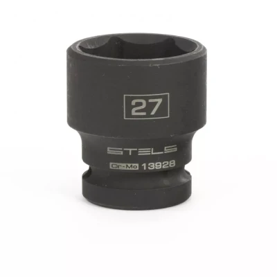 Головка ударная шестигранная 27 мм 1/2" CrMo  Stels 13928