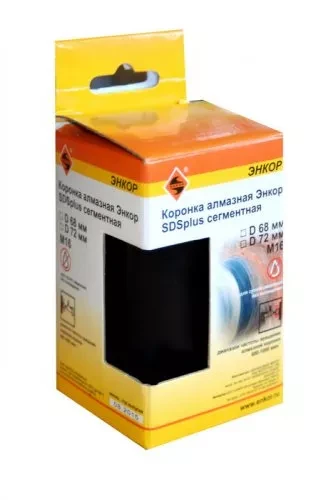 Коронка алмазная SDSplus ф72 мм м16 Энкор 48282 купить в Урае