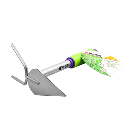 Мотыжка комбинированная 2-зубая Palisad, 85 х 190 х 275 мм, стальная, обрез. рукоятка, 630058 купить в Урае