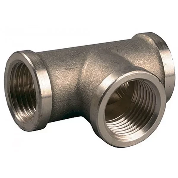 Тройник GENERAL FITTINGS латунь, г/г/г, 1" 51055-1 купить в Урае