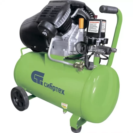 Компрессор масляный поршневой прямой привод Сибртех КК-2200/50  58040 купить в Урае