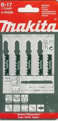 Пилки для лобзика Makita B-17 A-85690 купить в Урае