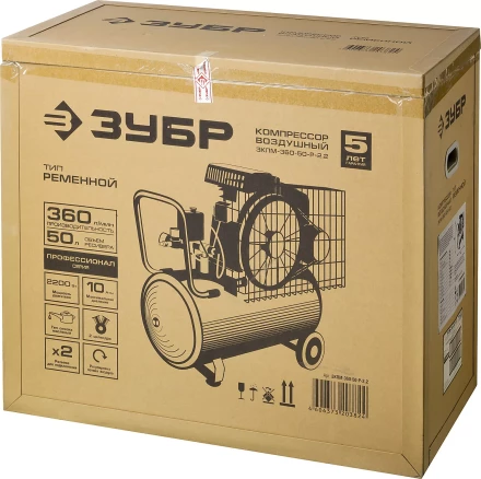 Компрессор воздушный ЗКПМ-360-50-Р-2.2 серия ПРОФЕССИОНАЛ купить в Урае