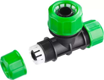 Тройник цанговый (шланг-шланг-шланг), РОСТОК 426370, 1/2&quot; х 1/2&quot; х 3/4&quot; 426370 купить в Урае