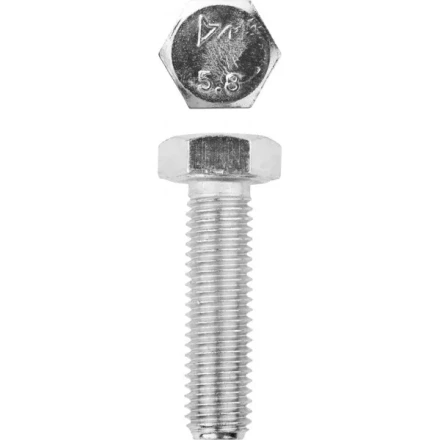 Болт ЗУБР &quot;МАСТЕР&quot; с шестигранной головкой, ГОСТ 7798-70, класс прочности 5.8, оцинкованный, M12x45мм, 5кг 303080-12-045 купить в Урае
