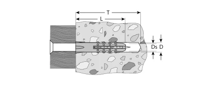 Дюбели распорные промфасовка серия МАСТЕР купить в Урае