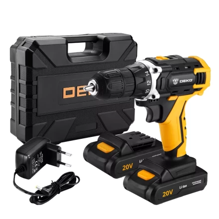 Дрель аккумуляторная DEKO DKCD20FU-Li SET3, 063-4172 купить в Урае