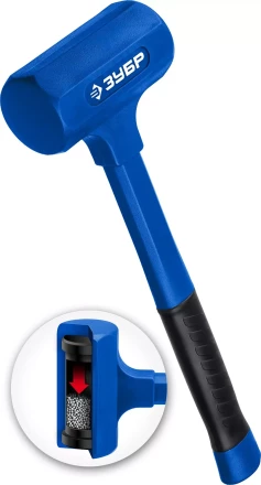 ЗУБР БМО, 57 мм, 1350 г, безынерционный молоток, Профессионал (2049-1350) купить в Урае