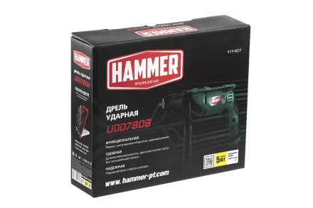 Дрель ударная HAMMER UDD780B купить в Урае