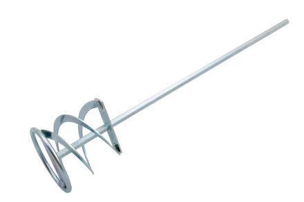 Миксер для красок и штукатурных смесей Denzel, 80 х 400 мм, оцинкованный, шестигранный хвостовик 8 мм, 848447 купить в Урае