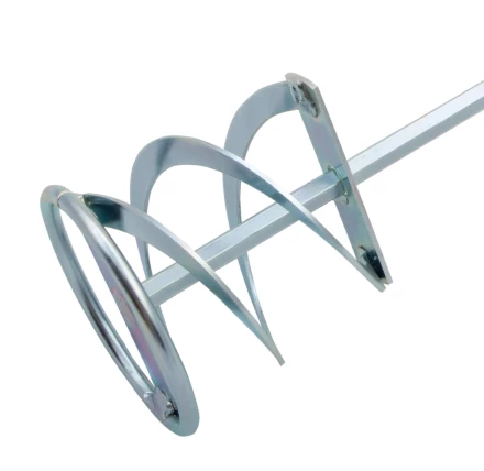 Миксер для красок и штукатурных смесей Denzel, 80 х 400 мм, оцинкованный, шестигранный хвостовик 8 мм, 848447 купить в Урае