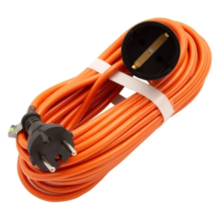 Удлинитель-шнур силовой 10 м, 6А, тип УХз6, ПВС, 1 розетка без заземления Сибртех 95811 купить в Урае