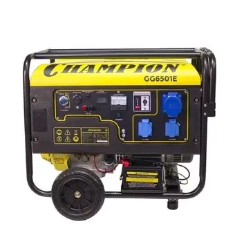 Генератор бензиновый CHAMPION GG6501E + ATS купить в Урае
