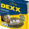DEXX. Щетка дисковая для УШМ, витая стальная латунированная проволока 0,3мм, 100ммх22мм 35101-100 купить в Урае