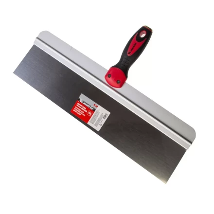 Шпатель фасадный из нержавеющей стали, 450 мм, двухкомпонентная ручка, широкое полотно Matrix 85543 купить в Урае