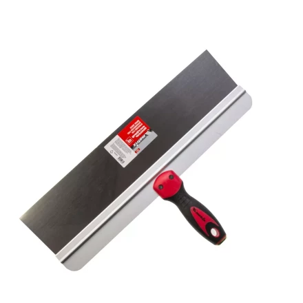 Шпатель фасадный из нержавеющей стали, 450 мм, двухкомпонентная ручка, широкое полотно Matrix 85543 купить в Урае