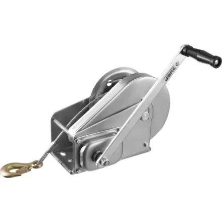 Лебедка ручная барабанная ЗУБР &quot;ПРОФЕССИОНАЛ&quot;, подъемная, тросовая, 1.3т, 8м 43117-1.3 купить в Урае