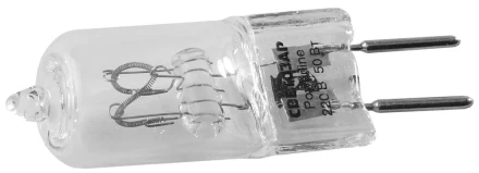 Лампа галогенная СВЕТОЗАР капсульная, прозрачное стекло, цоколь GY6.35, диаметр 13мм, 75Вт, 220В SV-44887-T купить в Урае