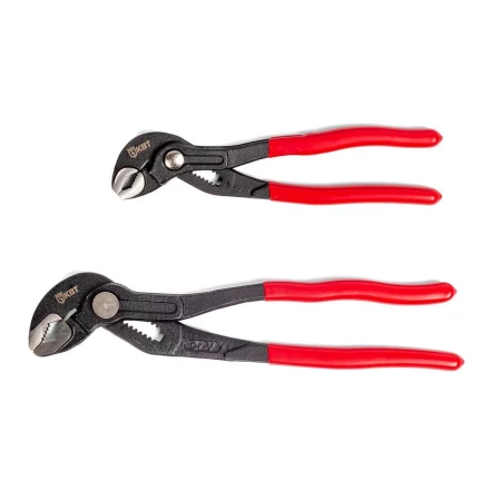 Набор переставных клещей КВТ НПК-02 с кнопочной фиксацией (92053) купить в Урае