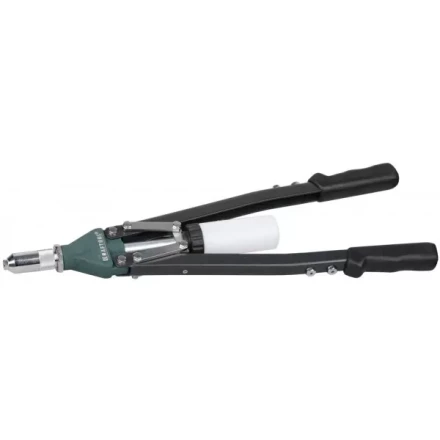 Заклепочник двуручный силовой, KRAFTOOL &quot;RS-55&quot; 31179, d=2,4-6,4мм для вытяжных заклепок из алюминия, стали, нерж cтали, усил литой корпус, контейнер 31179 купить в Урае