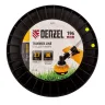 Леска для триммера витой квадрат, 2,7мм х 196м, на DIN катушке FLEX CORD// Denzel 96299 купить в Урае