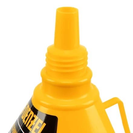 Воронка пластиковая 135 мм с металлическим ситом, гибким наконечником и непроливайкой Denzel 537210 купить в Урае