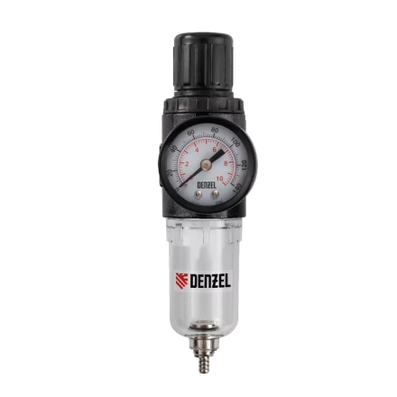 Фильтр-регулятор Denzel FR1500, 10 бар, 1500 л/мин, 1/4&quot;, 57459 купить в Урае