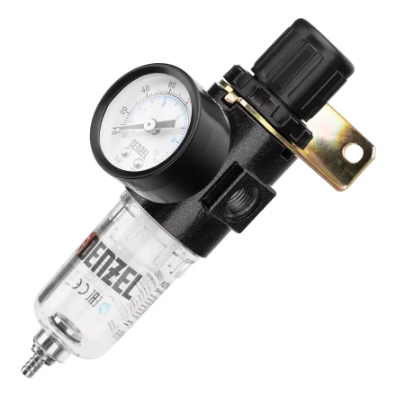 Фильтр-регулятор Denzel FR1500, 10 бар, 1500 л/мин, 1/4&quot;, 57459 купить в Урае