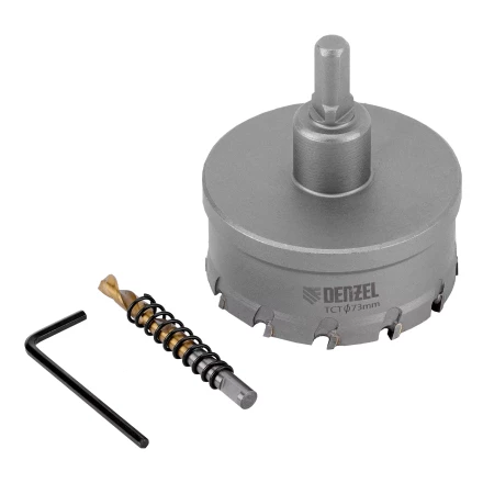 Коронка по металлу твердосплавная, 73 мм Denzel 724021 купить в Урае