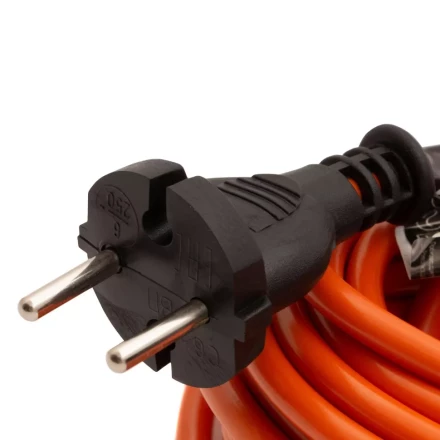 Удлинитель-шнур силовой Сибртех 20 м, 6А, тип УХз6, ПВС, 1 розетка без заземления 95812 купить в Урае