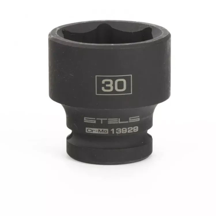 Головка ударная шестигранная 30 мм1/2" CrMo  Stels 13929 купить в Урае
