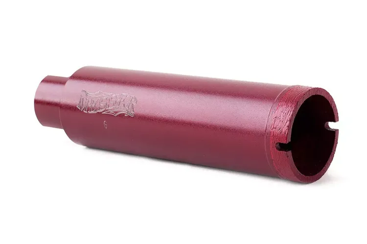 Сегментная алмазная коронка MESSER REDLINE по граниту диаметр 45 мм длина 100 мм купить в Урае