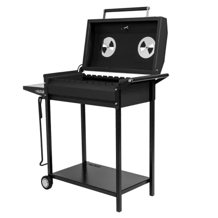 Мангал сварной на колесах Camping Palisad 69686, 662 х 390 х 152/805 мм, сталь 2 мм, кочерга в комплекте, купить в Урае