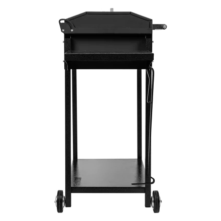 Мангал сварной на колесах Camping Palisad 69686, 662 х 390 х 152/805 мм, сталь 2 мм, кочерга в комплекте, купить в Урае