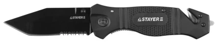 Нож STAYER &quot;PROFI&quot; складной, металлическая рукоятка, стеколобой, дополнительный резак,лезвие 85мм 47622 купить в Урае