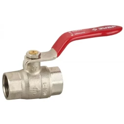 Кран ЗУБР шаровой 3/2" полнопроходной "мама-мама", ручка, никелированная латунь 51350-N-3/2