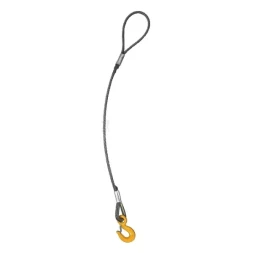 Строп канатный одноветвевой 1СК 5 т L=2 м с кч din 7.0 т опрессовка