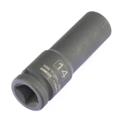 Головка ударная удлиненная шестигранная 14 мм 1/2&quot; CrMo Stels 13941 купить в Урае