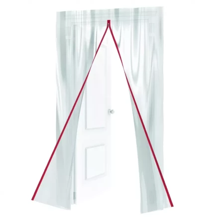 Пленочная дверь на молнии типа I 220x120cm с малярной лентой 2,5смх10м Matrix 88757 купить в Урае