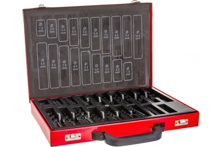 ЗУБР 170 шт, (1-10 мм), сталь Р4М2, класс В, мет.бокс, по металлу (29605-H170) купить в Урае