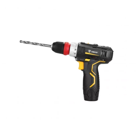 Дрель аккумуляторная в наборе DEKO GCD12DU3 3 в 1, 063-4081 купить в Урае